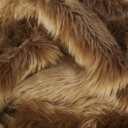 Toffee Brown Luxury Shag Faux Fur