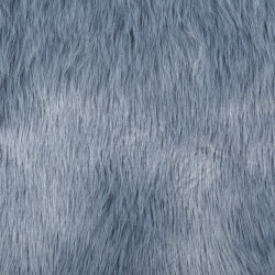 Heather Gray Luxury Shag Faux Fur 