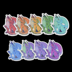 Dragon Vinyl Stickers - 9 Styles