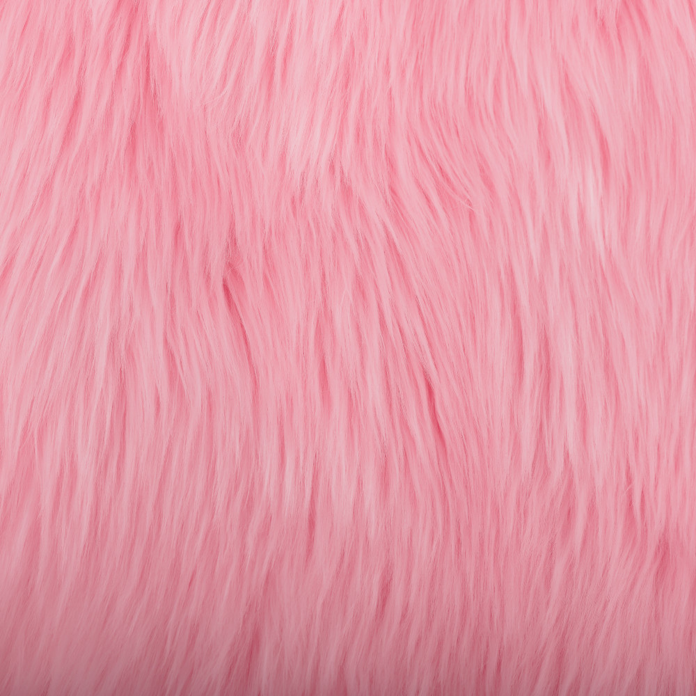 Baby Pink Luxury Shag Faux Fur