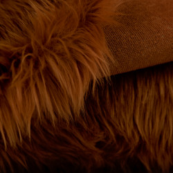 Brown Bear Luxury Shag Faux Fur