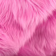 Bubblegum Pink Luxury Shag Faux Fur 