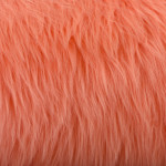 Coral Pink Luxury Shag Faux Fur