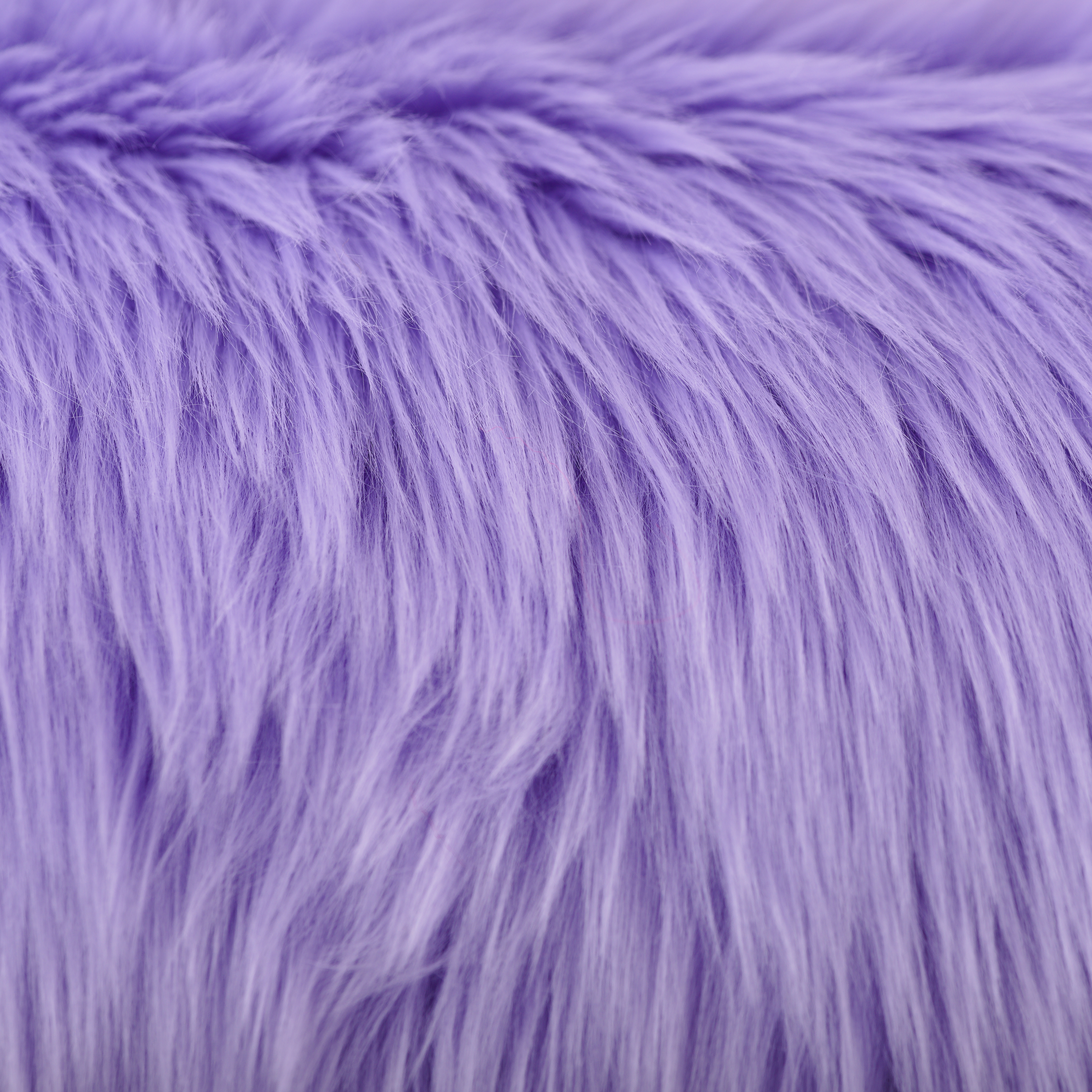 Super Luxury Faux Fur Fabric Material - EXTRA LONG LILAC - CRS Fur Fabrics