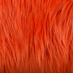 Orange Fox Faux Fur