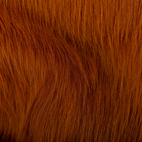 Rust Luxury Fox Faux Fur