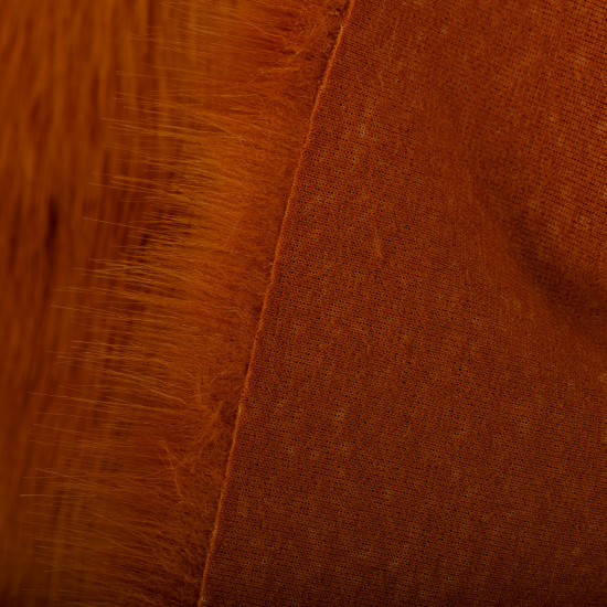 Rust Luxury Fox Faux Fur