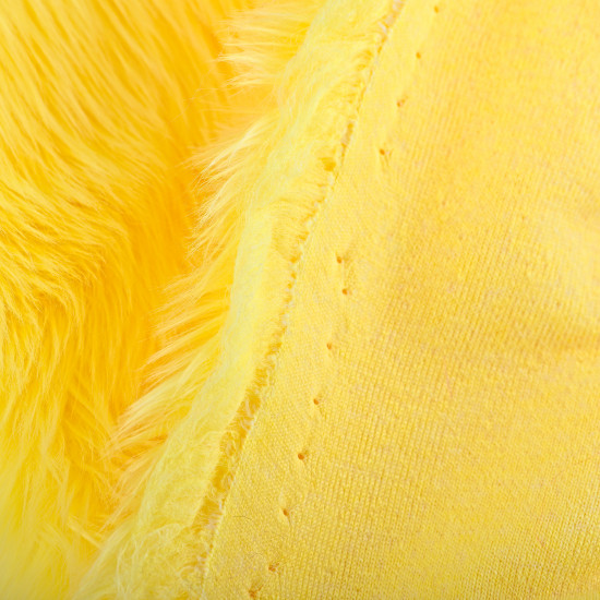 Sunshine Yellow Luxury Shag Faux Fur
