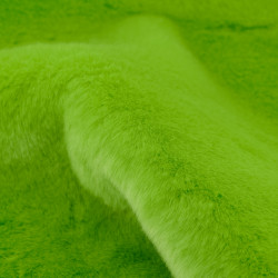 Lime Green Beaver/Seal Faux Fur