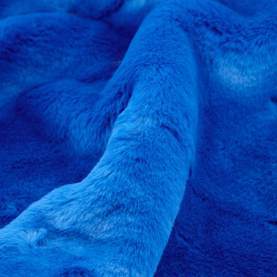 Royal Blue Beaver/Seal Faux Fur