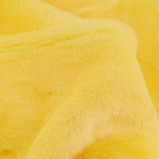 Sunshine Yellow Beaver/Seal Faux Fur