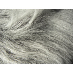 Silver MM Fox/Flokati Shag Faux Fur (CUSTOM RUN PREORDER)