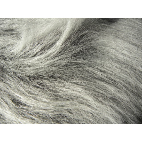 Silver MM Fox/Flokati Shag Faux Fur (CUSTOM RUN PREORDER)