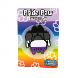 Gooey Paw Ace Pride Enamel Pin