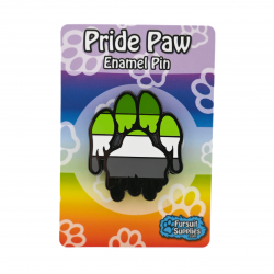 Gooey Paw Aromantic Pride Enamel Pin