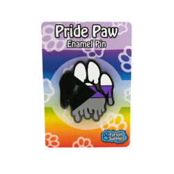 Gooey Paw Demisexual Pride Enamel Pin