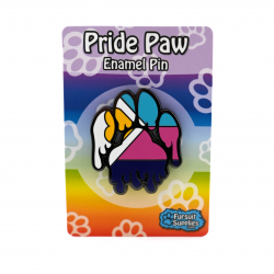 Gooey Paw Polyamory Pride Enamel Pin