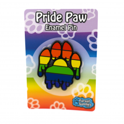 Gooey Paw Rainbow Pride Enamel Pin