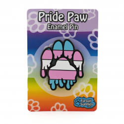 Gooey Paw Trans Pride Enamel Pin
