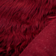 Maroon Luxury Shag Faux Fur