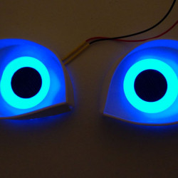 Laser-Cut Electroluminescent Toony Eye Blanks