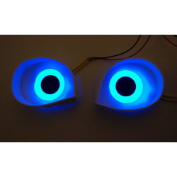 Laser-Cut Electroluminescent Toony Eye Blanks