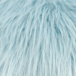 Baby Blue Luxury Shag Faux Fur (2in Pile Variant)