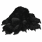 Black Basic Five Finger Fursuit Handpaws