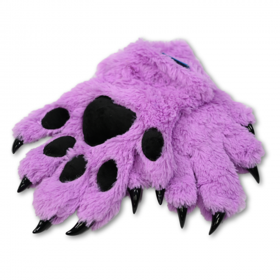 Lavender Basic Five Finger Fursuit Handpaws