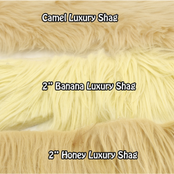 Banana Luxury Shag Faux Fur (2" Pile)
