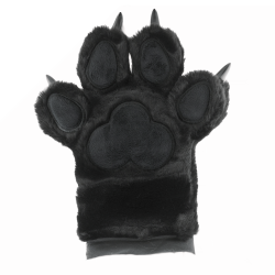 Black Handmade Fursuit Paws