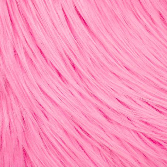 Bubblegum Pink Monster Faux Fur (4in Pile)