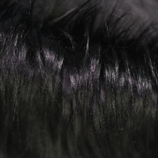 Black Monster Faux Fur (4in Pile)