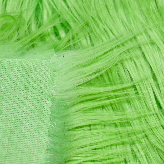 Lime Green Monster Faux Fur (4in Pile)