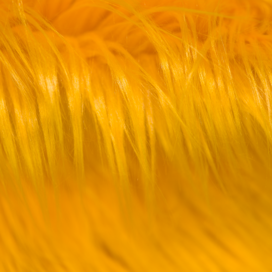 Golden Yellow Monster Faux Fur (4in Pile)