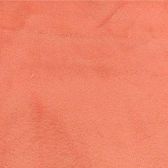 Coral Pink Minky Fabric