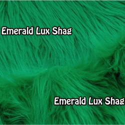 Emerald Green Luxury Shag Faux Fur (2in Pile Variant)