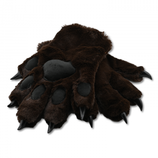 Brown Basic Five Finger Fursuit Handpaws