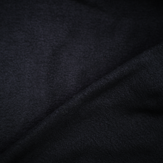 Black Anti-Pill Fleece Fabric