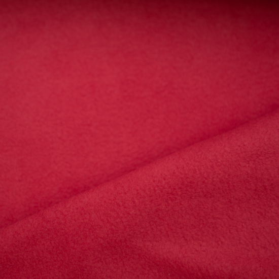 Red Anti-Pill Fleece Fabric