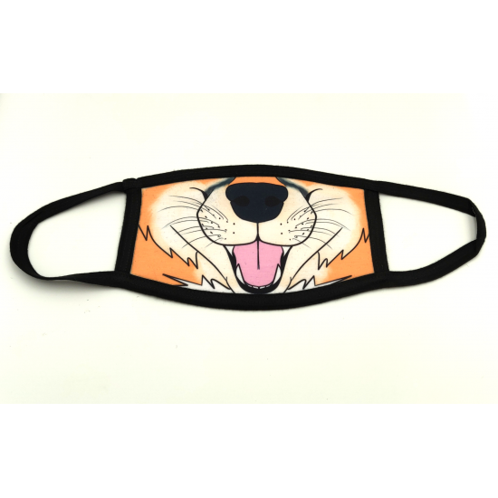 Custom Fursona Reusable 3-Layer Fabric Face Mask