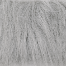 Silver Samoyed Husky Faux Fur (4in Pile)