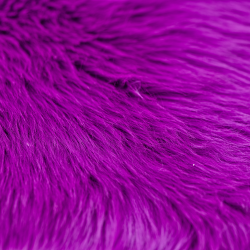 Grape Luxury Shag Faux Fur 