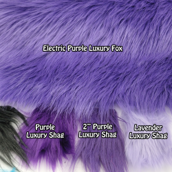 Electric Purple Luxury Fox Faux Fur (CUSTOM RUN)