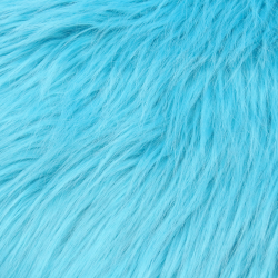 Turquoise Fox Faux Fur