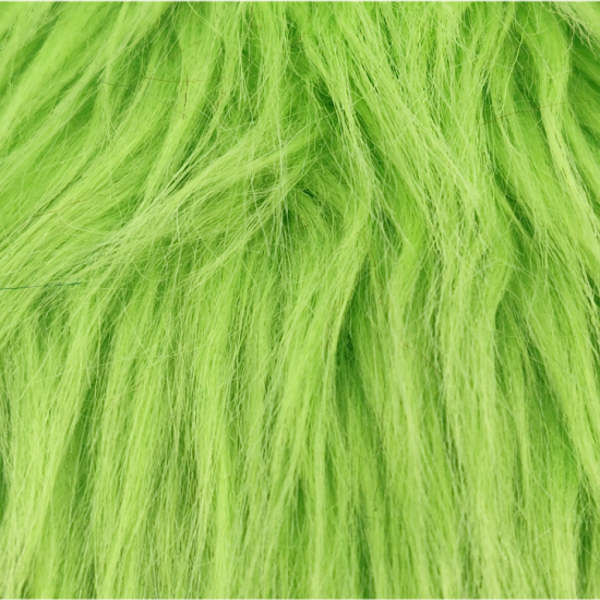 Lime Green Fox Faux Fur