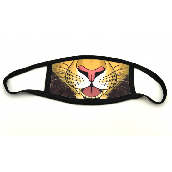 CUSTOM Fursona Reusable 3-Layer Fabric Face Mask