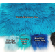 Electric Blue Luxury Shag Faux Fur 