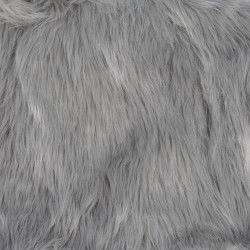 Silver Luxury Shag Faux Fur 