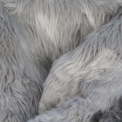 Silver Luxury Shag Faux Fur 